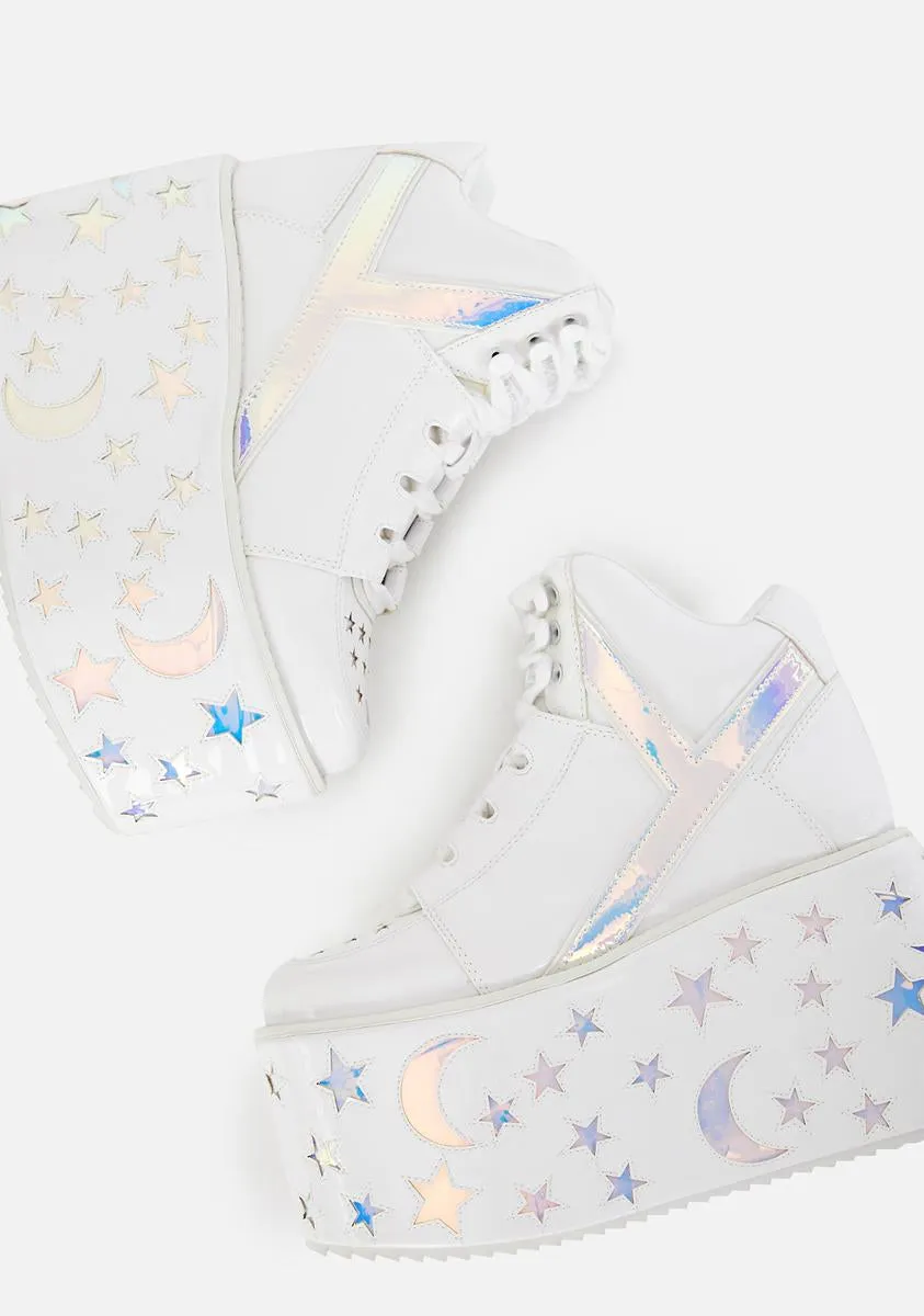 Qozmo Moon Star Platform Sneakers-