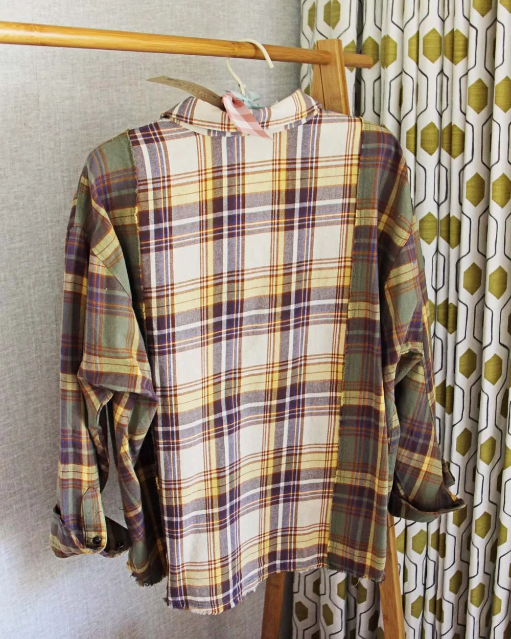 Quilt & Plaid Shirt