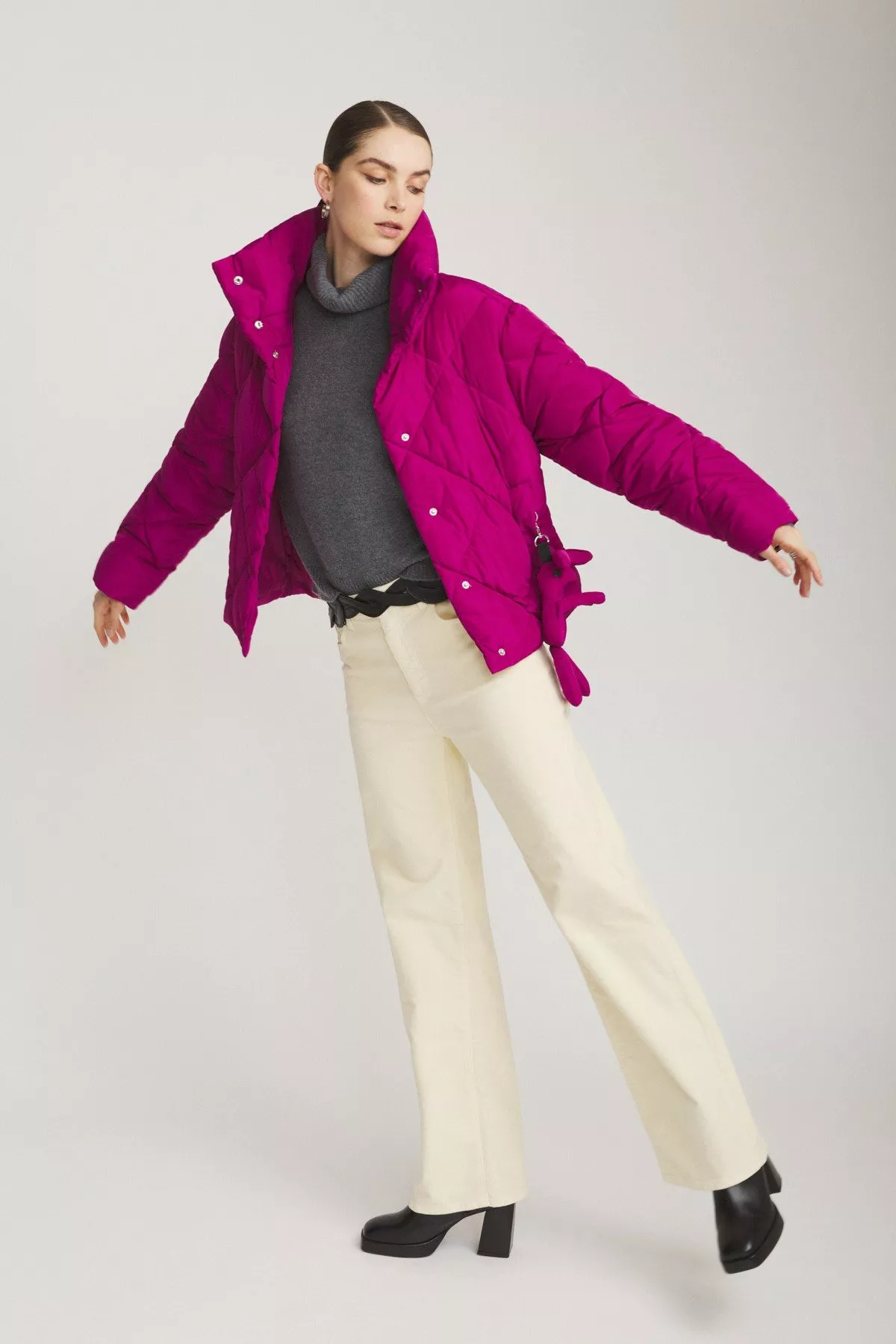 Quilted puffer jacket