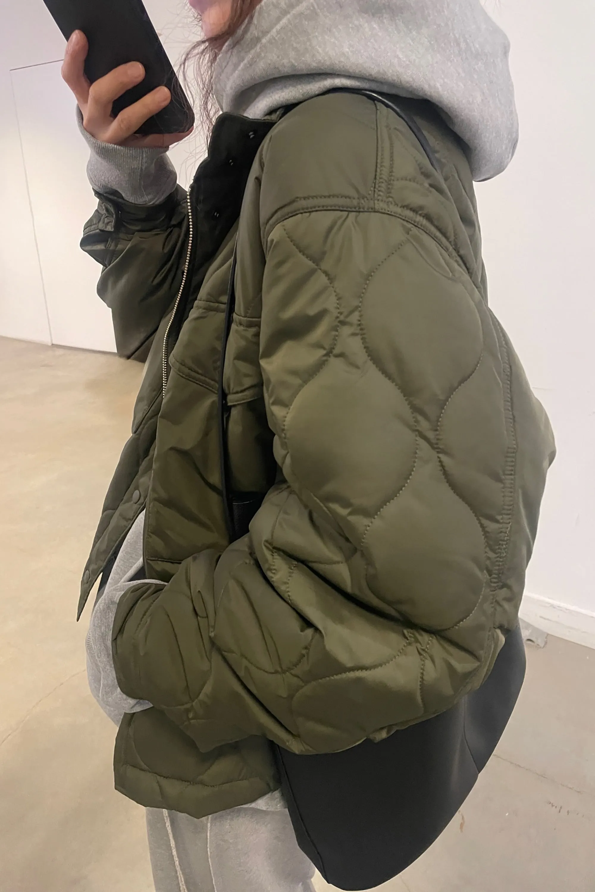 QUILTED PUFFER SHACKET