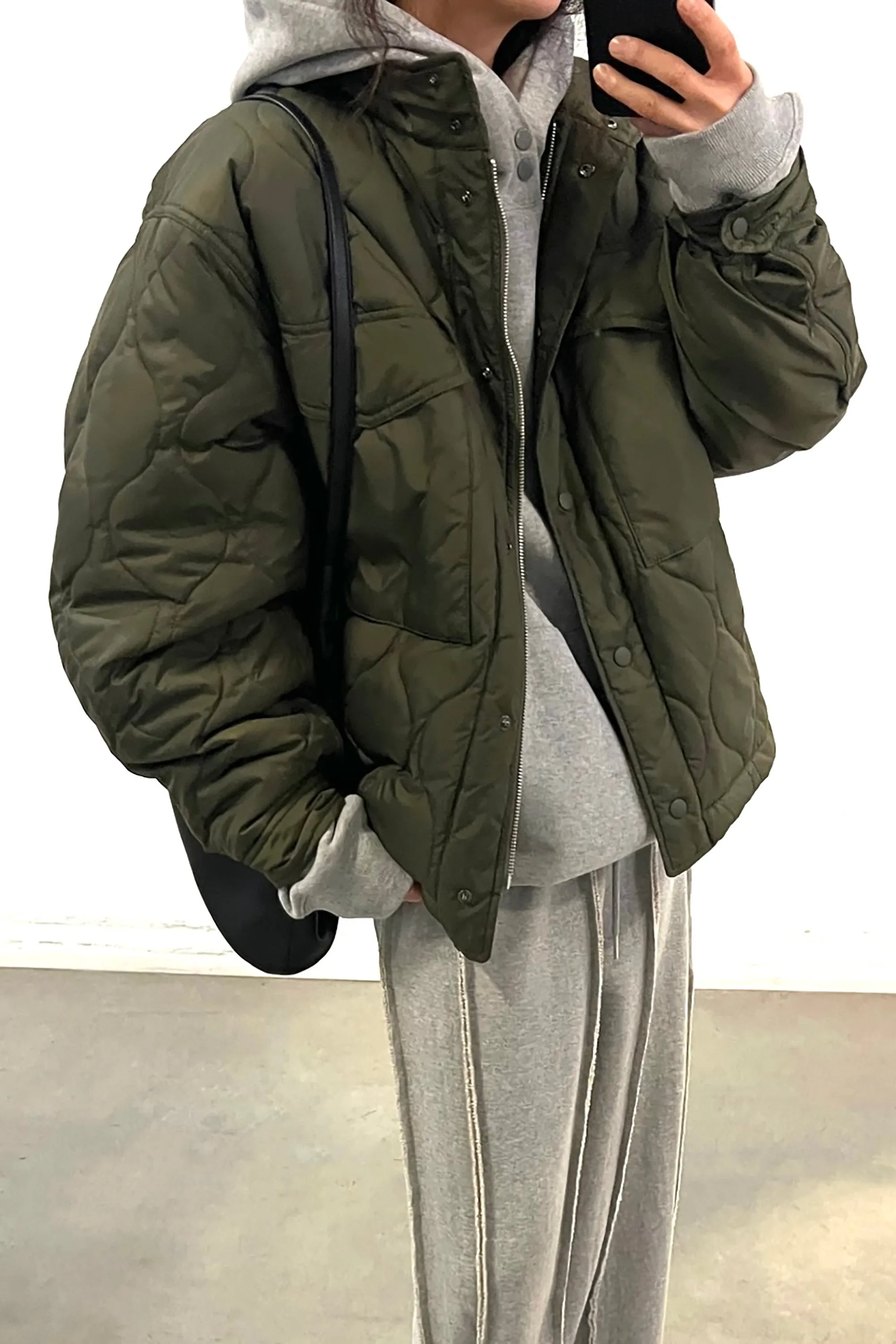 QUILTED PUFFER SHACKET