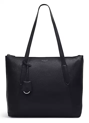 Radley London Black Wood Street 2.0 Large Ziptop Tote Bag | Kaleidoscope