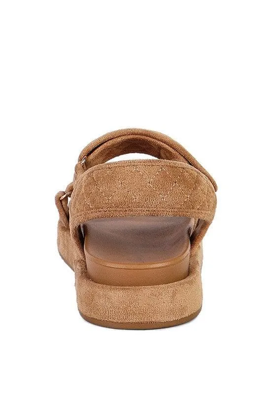 Rag Co. ANVIL Quilted Platform Sandals, 2 Colors