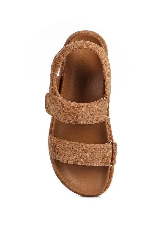 Rag Co. ANVIL Quilted Platform Sandals, 2 Colors