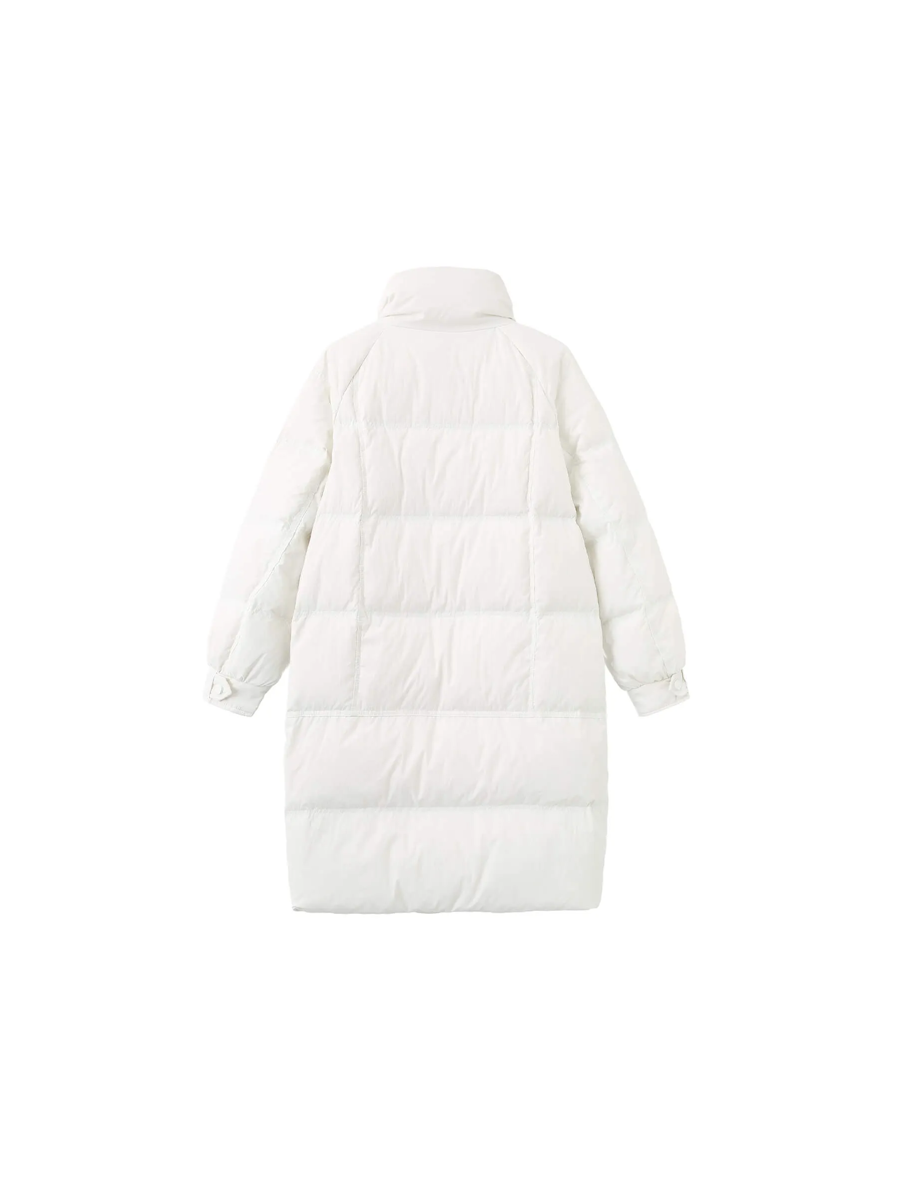 Raglan Long Puffer Down Coat