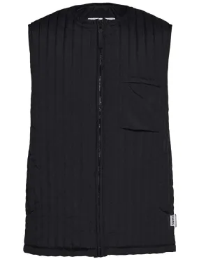 Rains 18320 Crew Liner Vest Black
