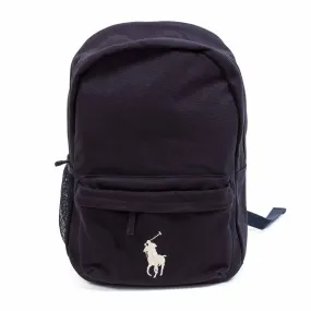 Ralph Lauren Unisex Blue Backpack With Logo