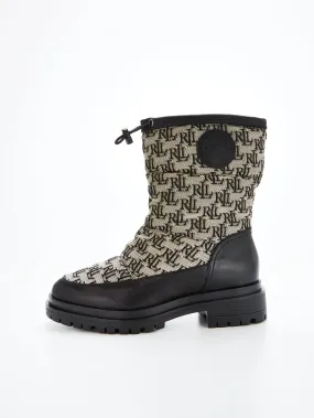 Ralph Lauren Womens Coree Padded Logo Winter Boots