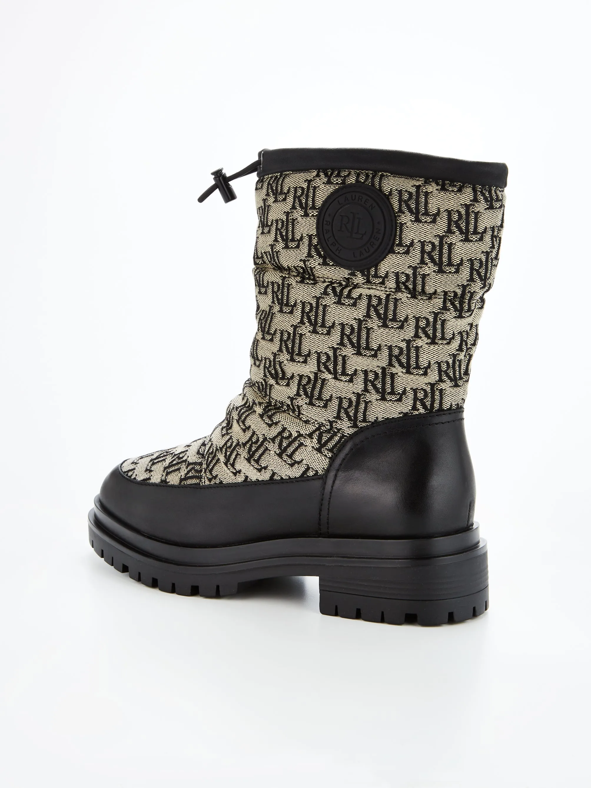 Ralph Lauren Womens Coree Padded Logo Winter Boots