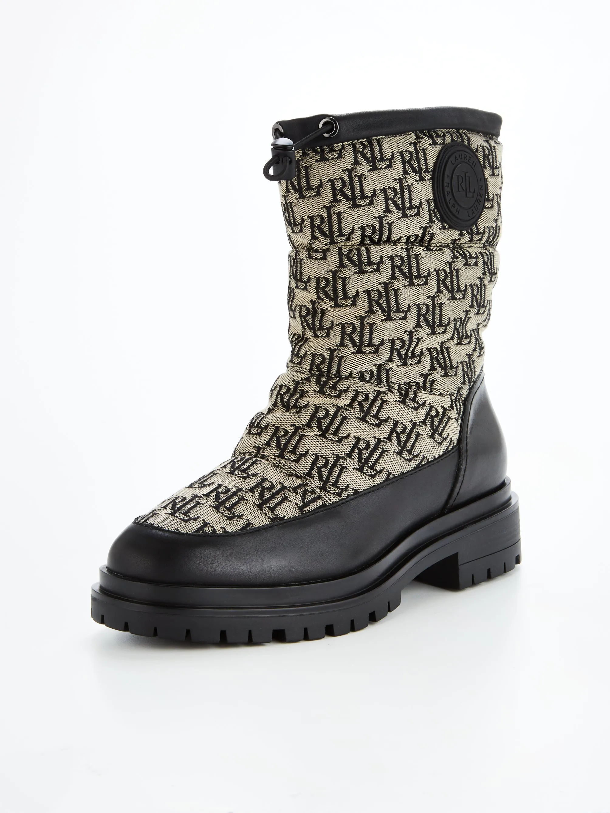 Ralph Lauren Womens Coree Padded Logo Winter Boots