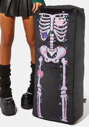 Rattle My Bones Body Pillow-