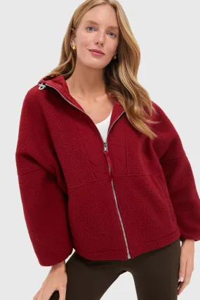Red Dahlia Richfield Quilt Fleece Combo