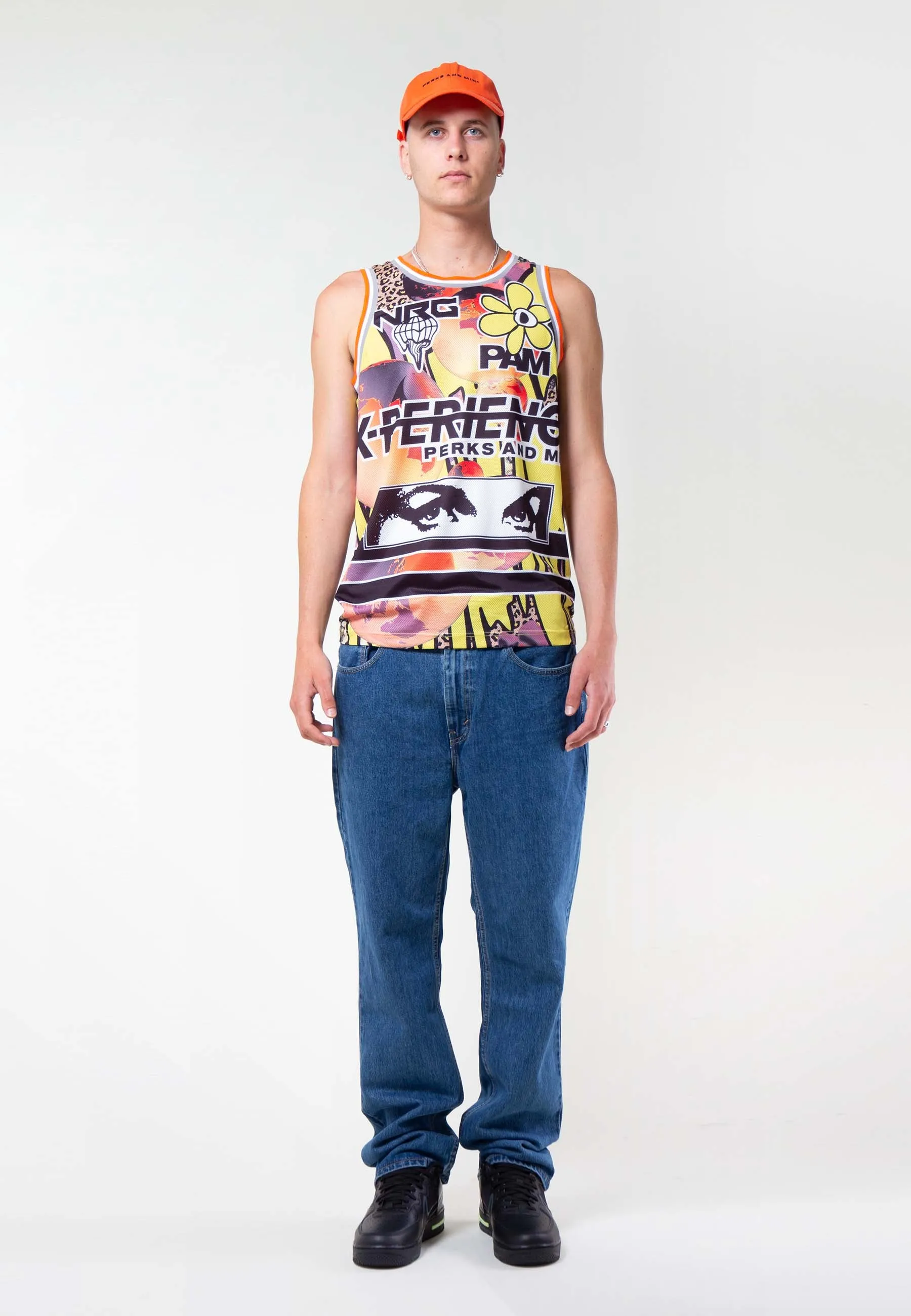 Red Planet Basketball Singlet - earth