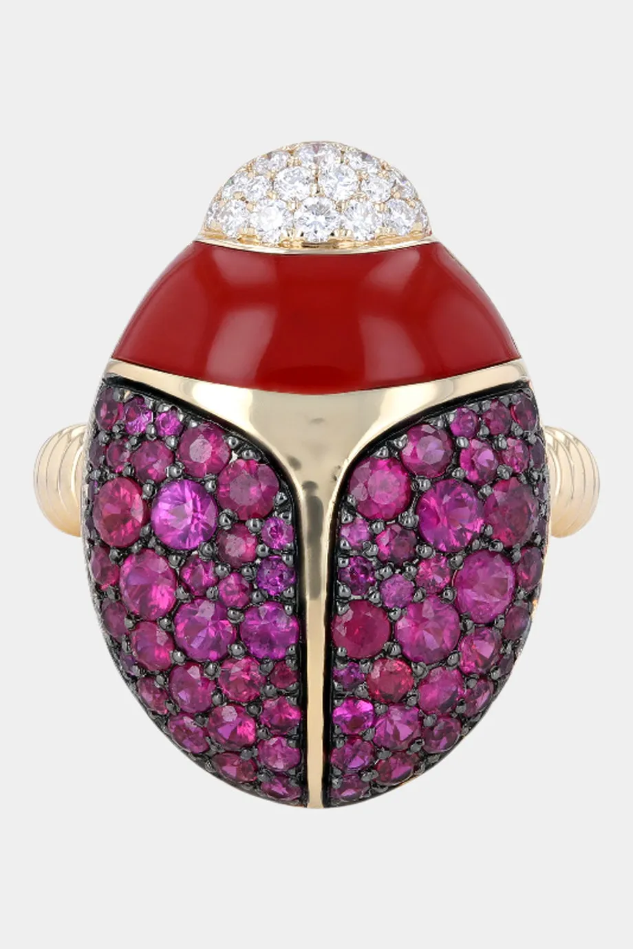 Red Scarab Ring