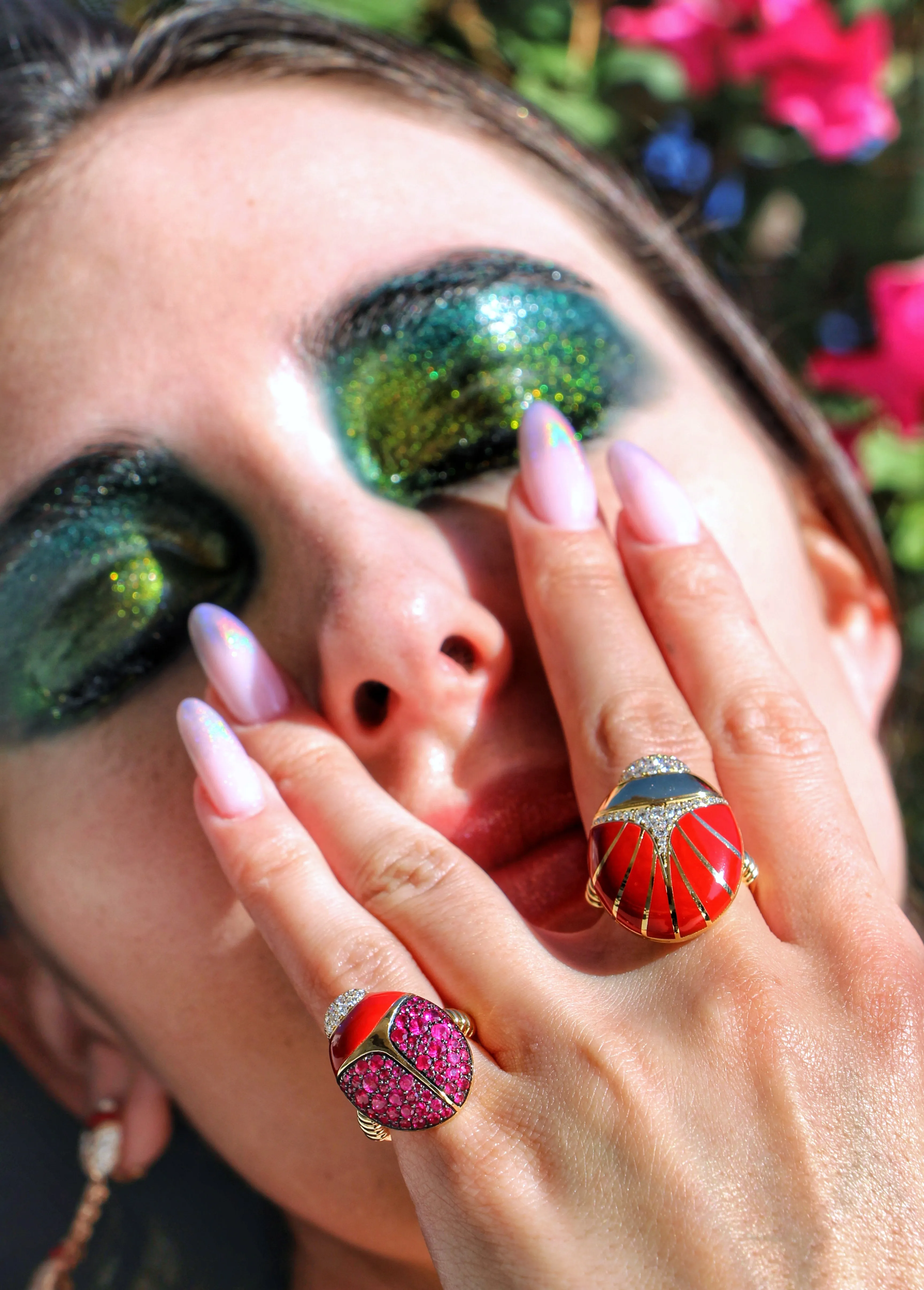 Red Scarab Ring