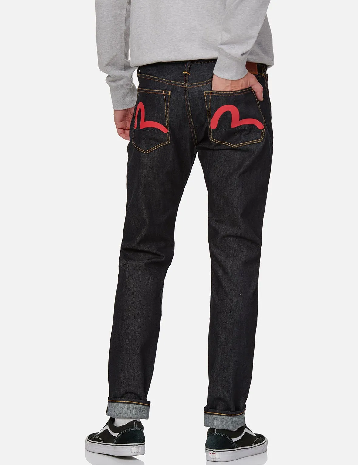 Red Seagull Carrot Fit Raw Denim Jeans #2017