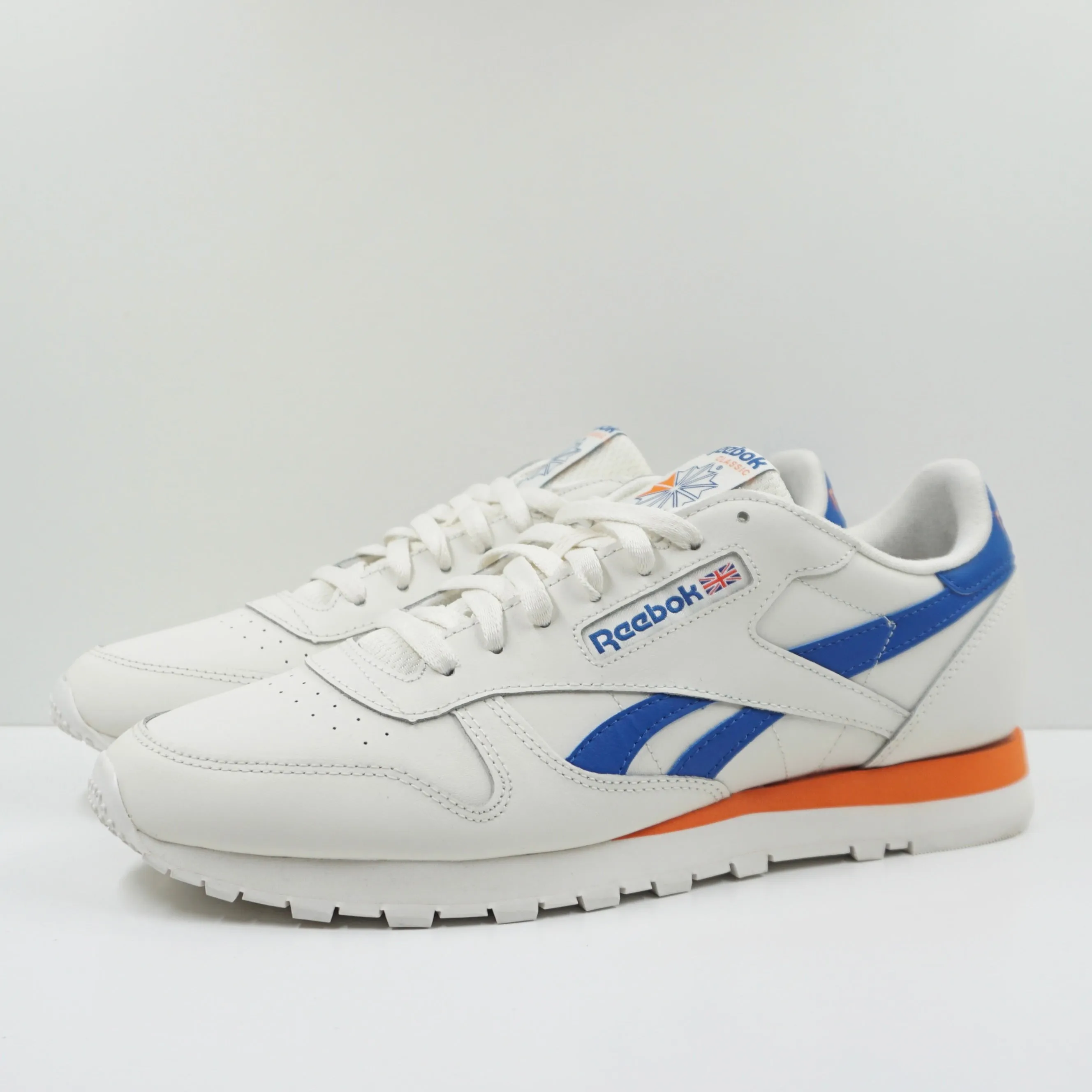 Reebok Classic Leather Sail Orange Blue