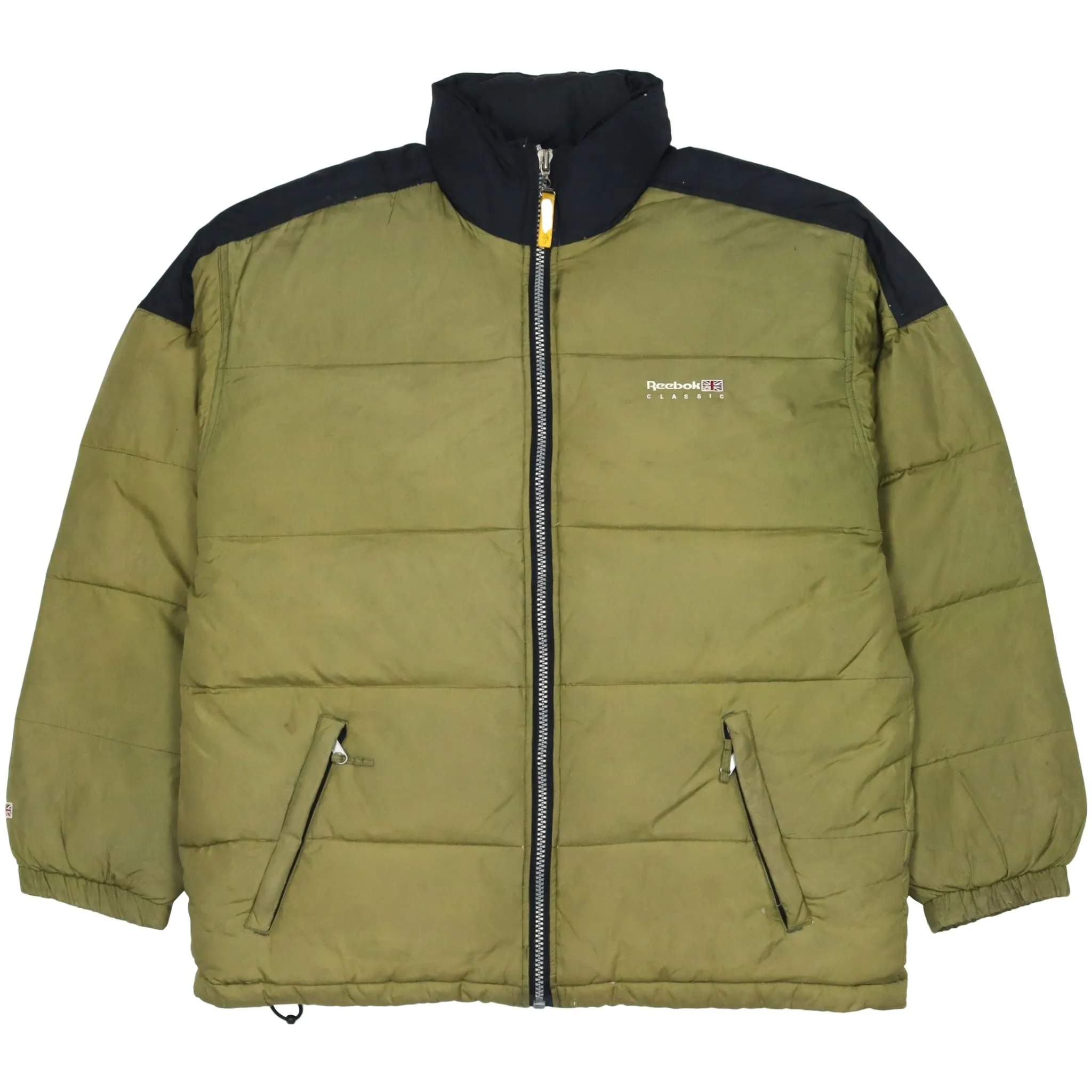 Reebok Classics Green Puffer Jacket