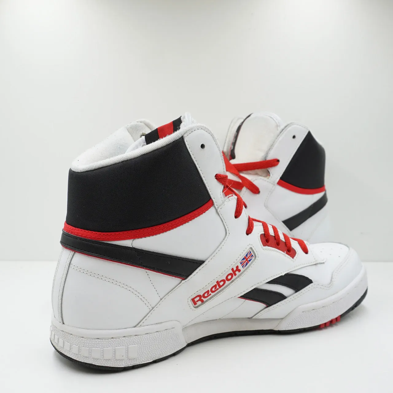 Reebok High Top White Black Red