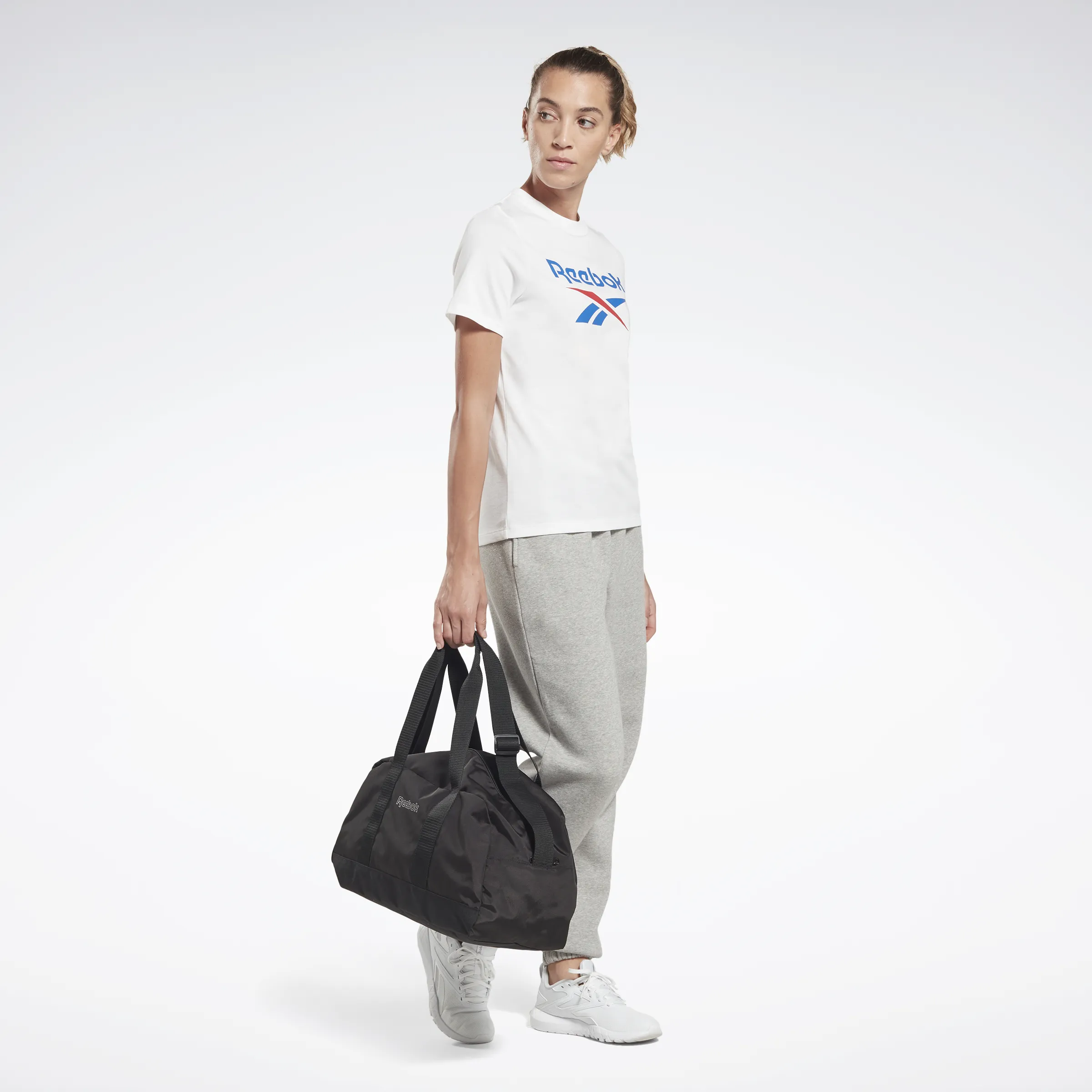 Reebok Identity T-Shirt White/Vector Blue