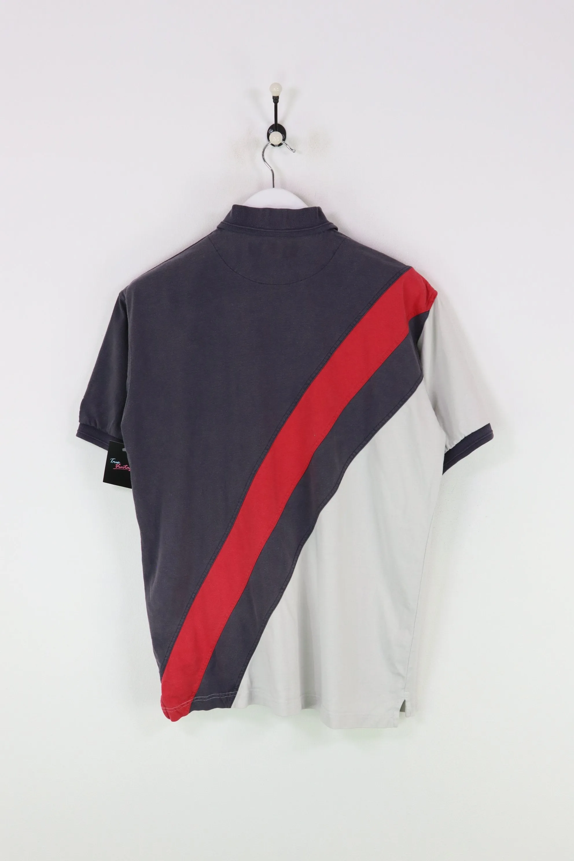 Reebok Polo Shirt Navy/Red/White Medium