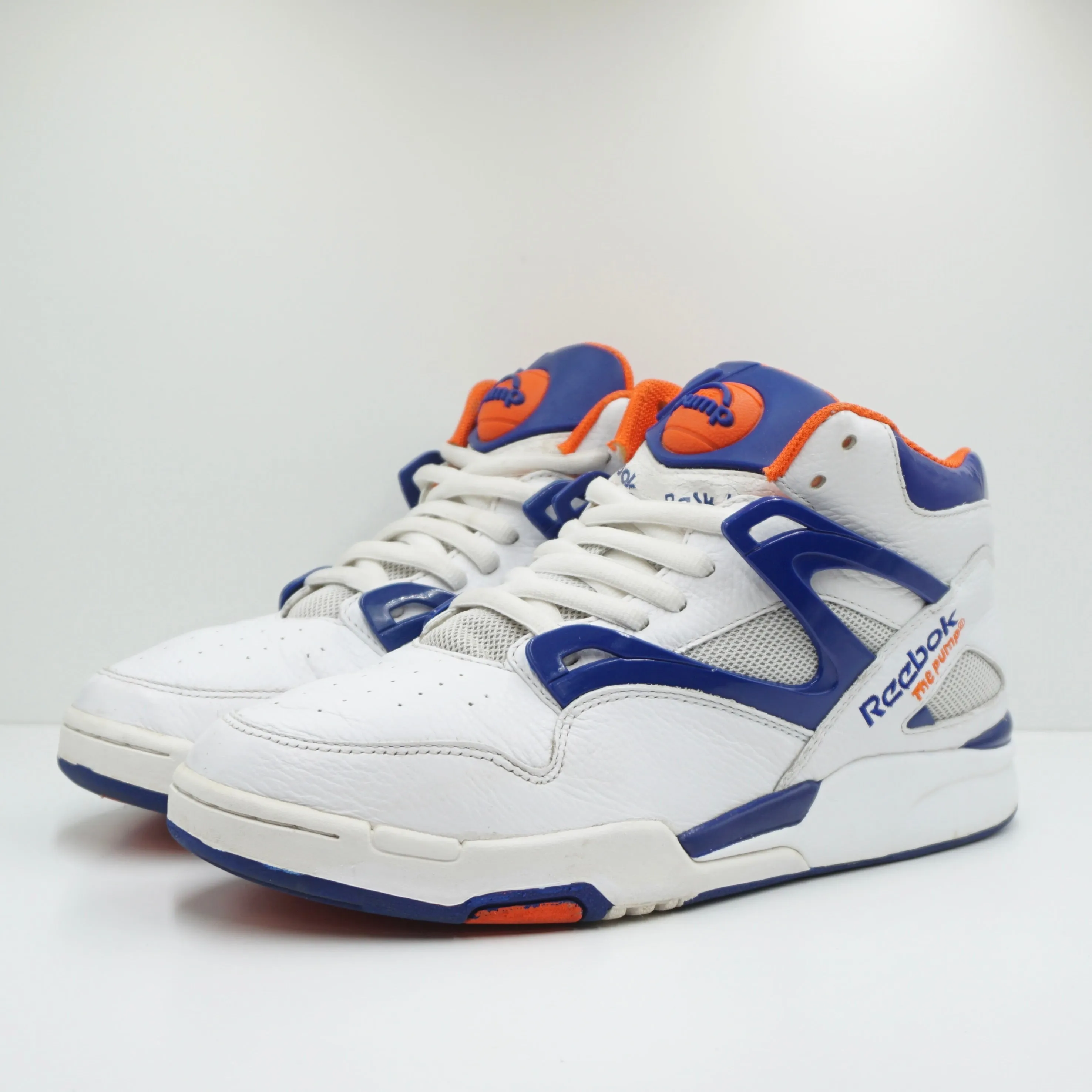 Reebok Pump Omni Lite White Blue Orange