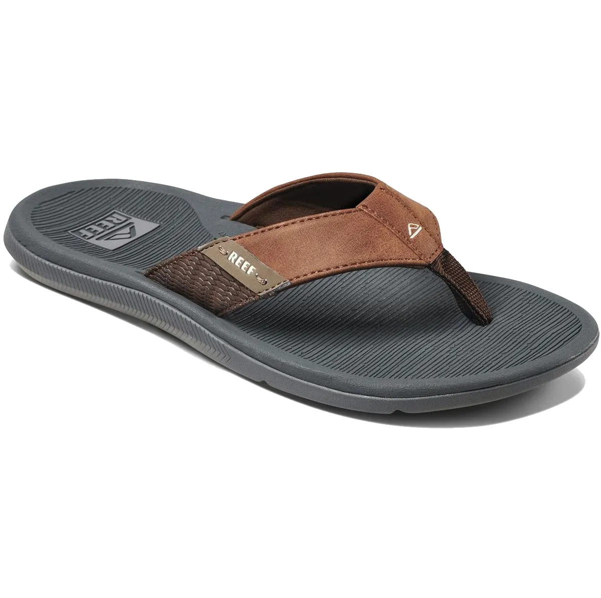 Reef Santa Ana Men's Sandals - Grey Tan Brown