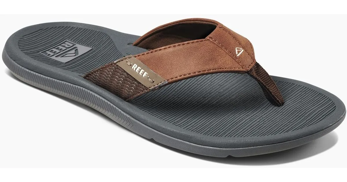 Reef Santa Ana Men's Sandals - Grey Tan Brown