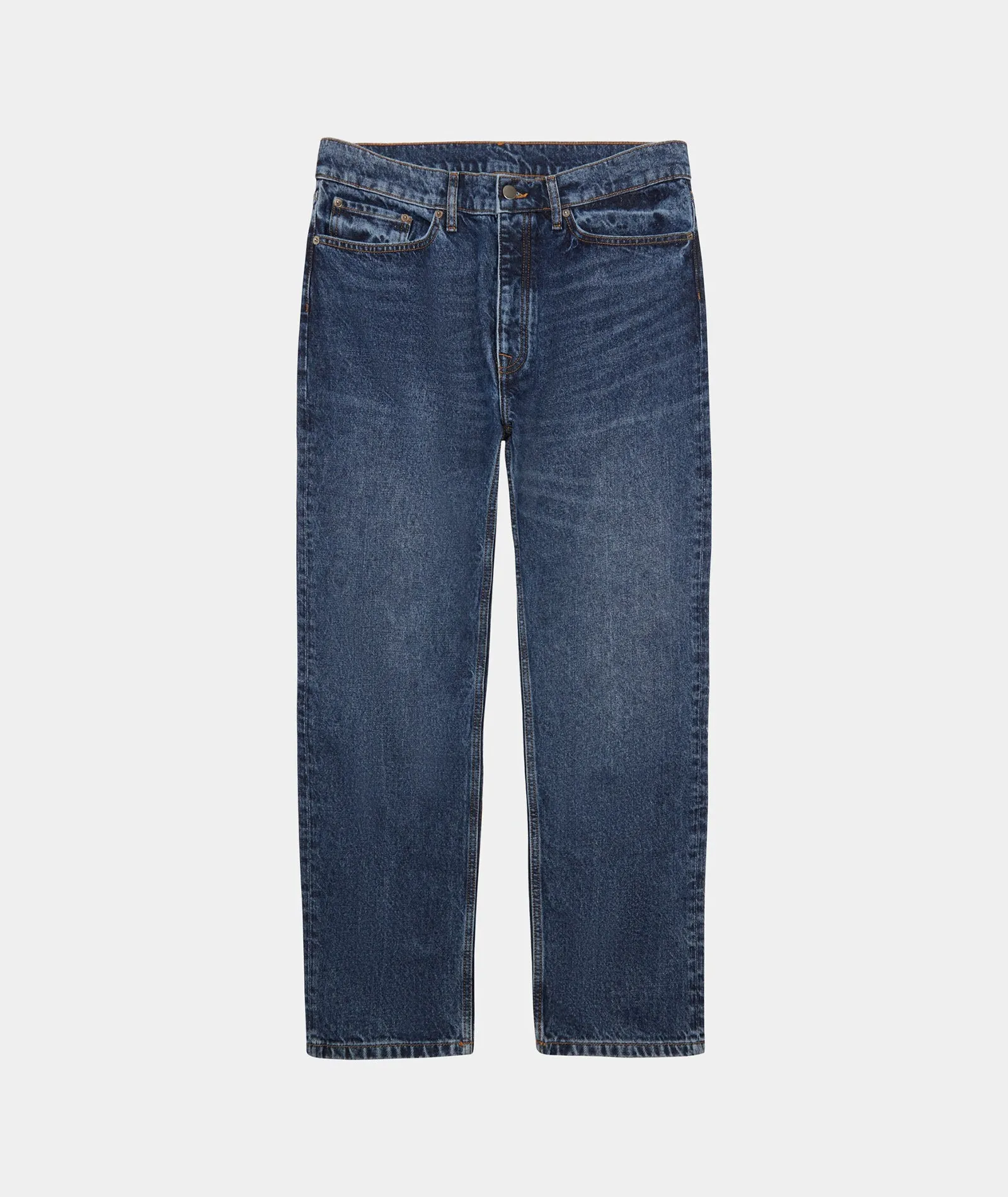 Regular Five Pocket Jeans - Indigo Washed