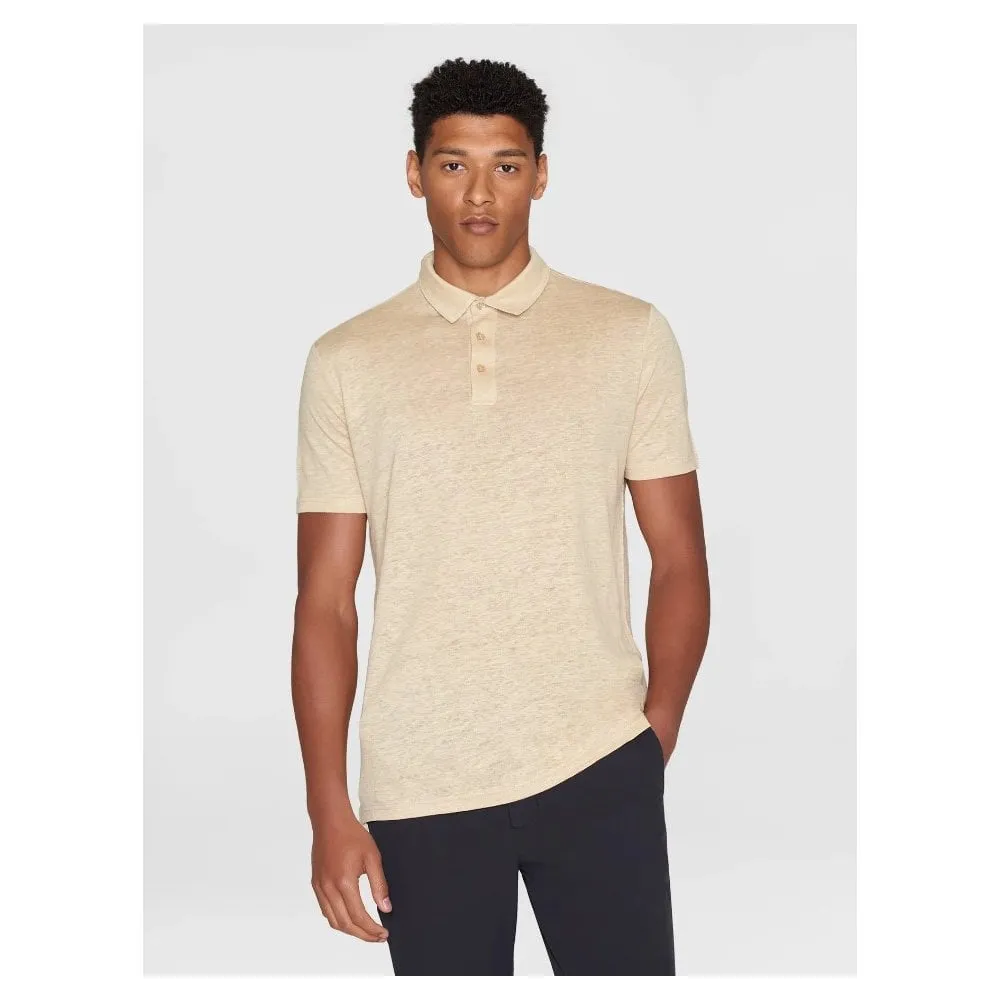 Regular linen polo - GOTS/Vegan