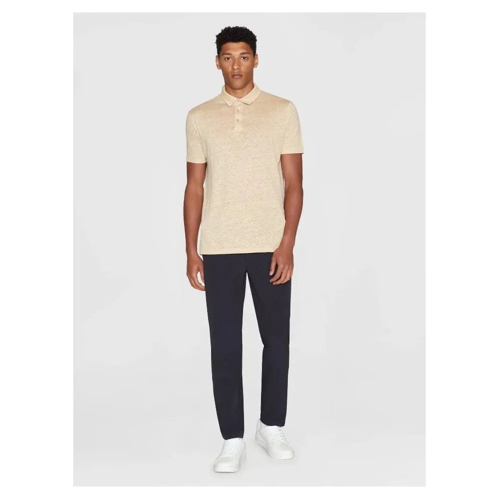 Regular linen polo - GOTS/Vegan