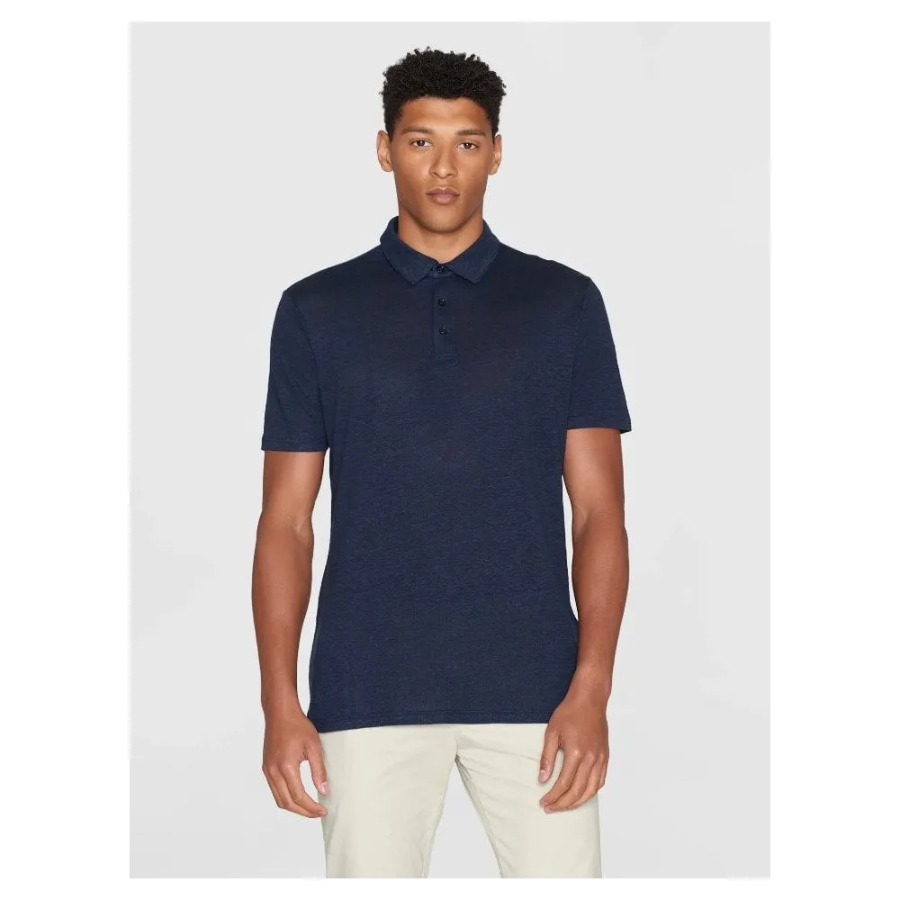 Regular linen polo - GOTS/Vegan