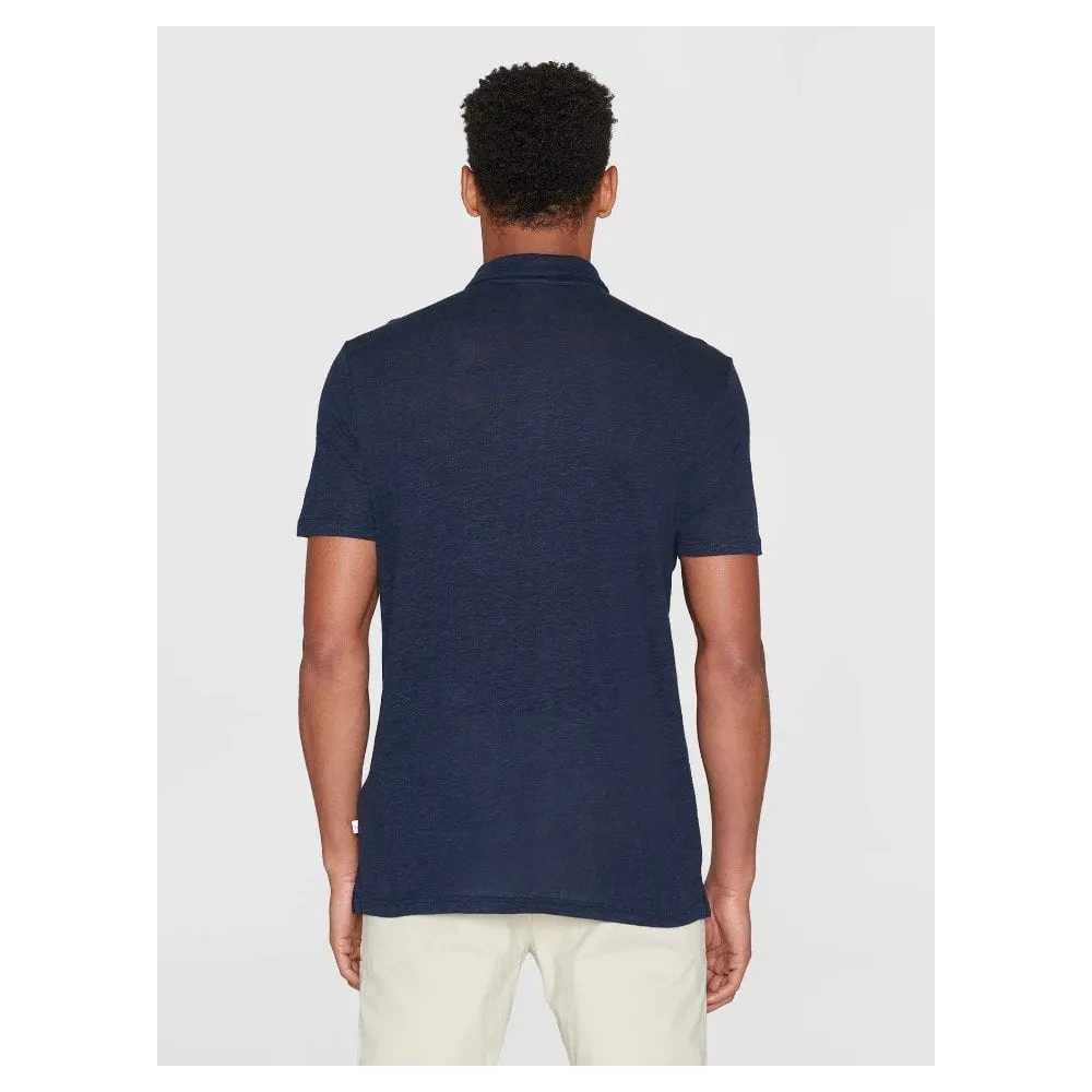 Regular linen polo - GOTS/Vegan