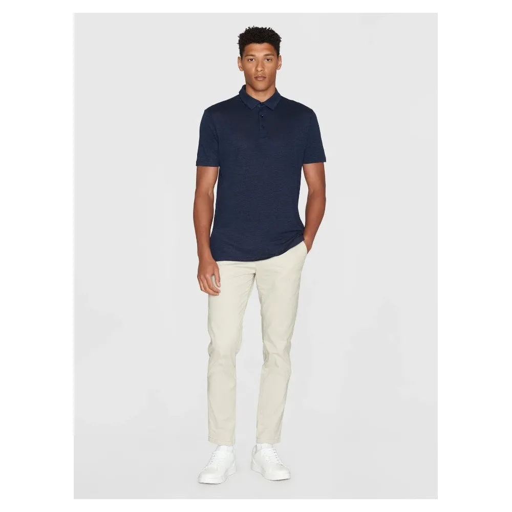 Regular linen polo - GOTS/Vegan