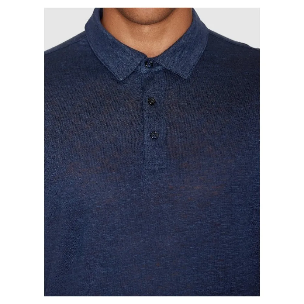 Regular linen polo - GOTS/Vegan