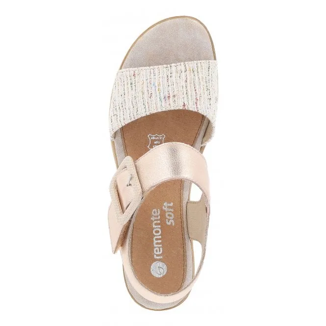 Remonte  Womens D6453-31 Pink Multi Sandals