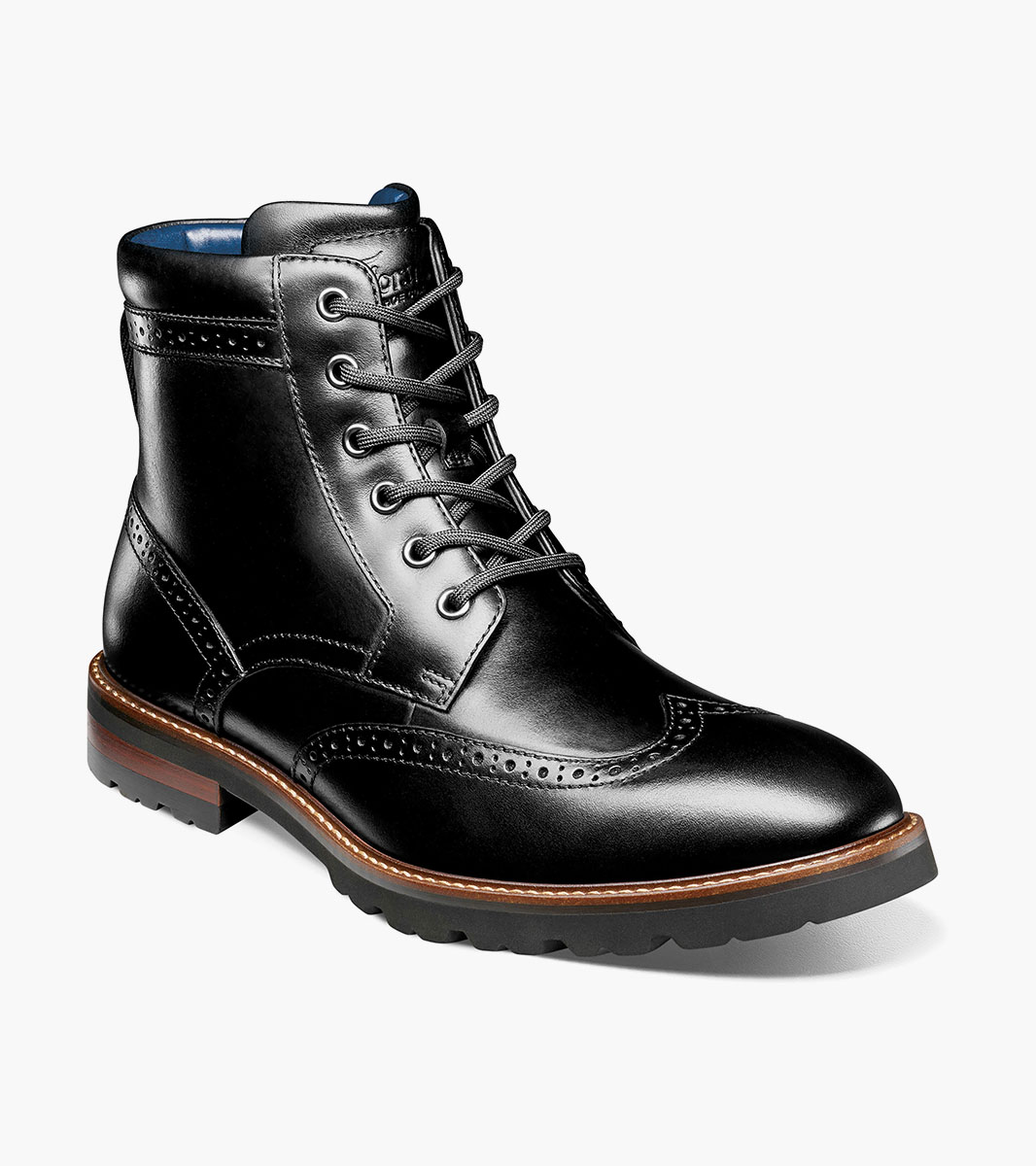 Renegade Wingtip Lace Up Boot