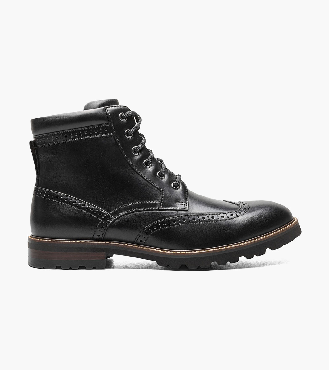 Renegade Wingtip Lace Up Boot