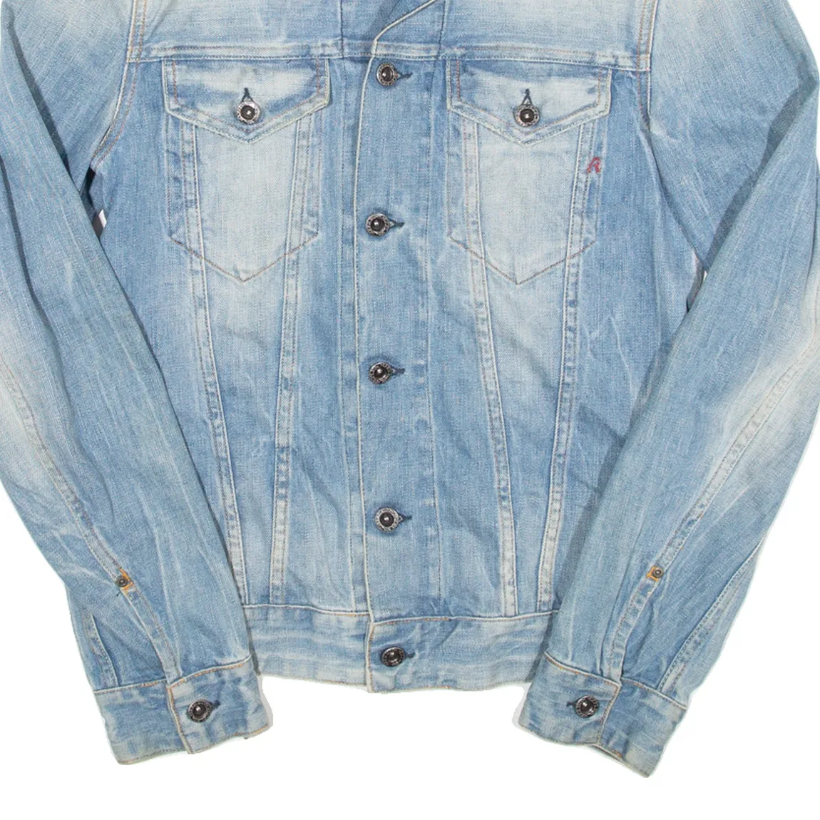 REPLAY Mens Denim Jacket Blue S