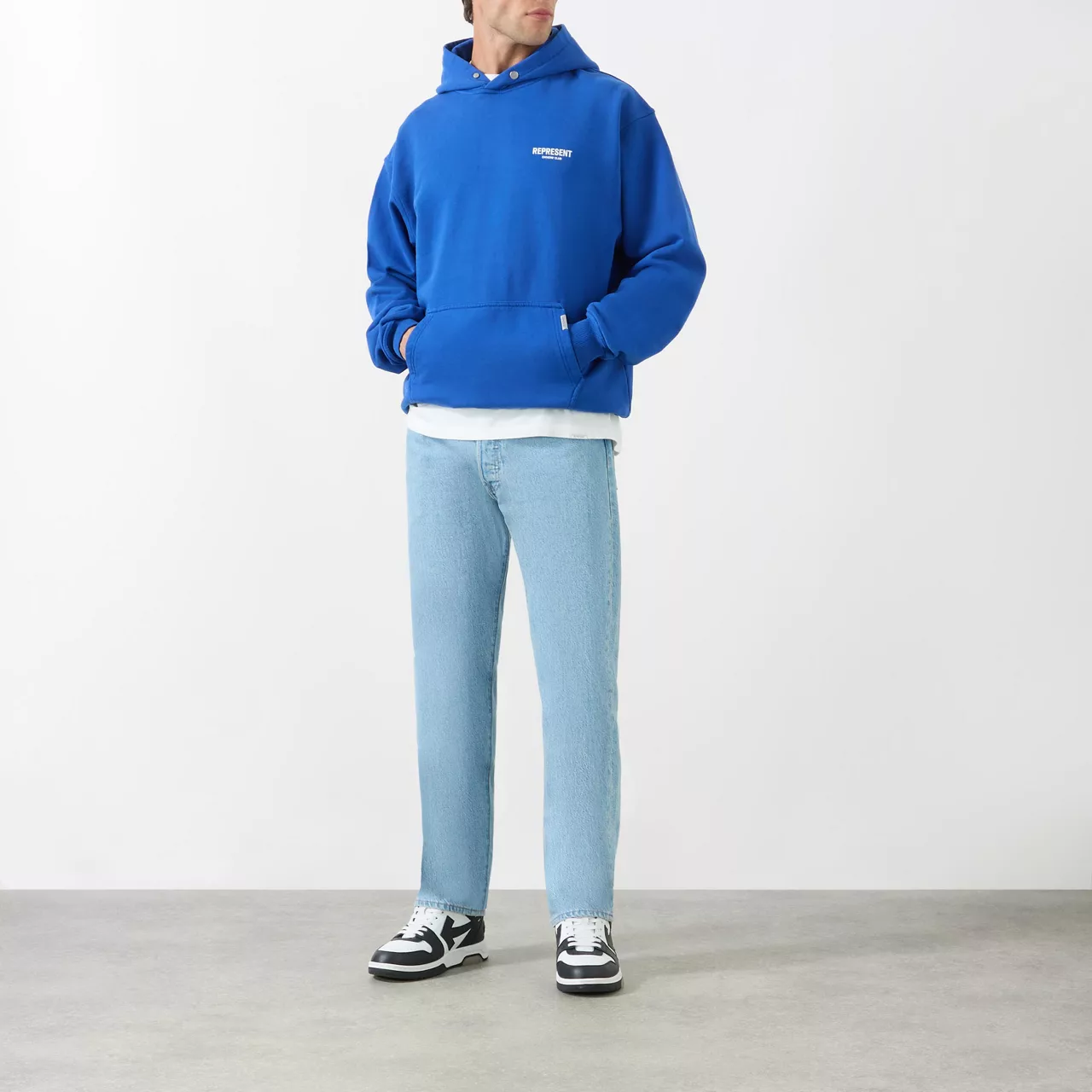 REPRESENT Owners Club Logo Hoodie - Cobalt