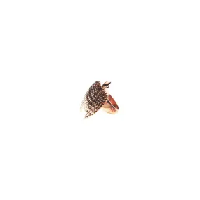 Resting Eagle Ring | Rose Gold Plate