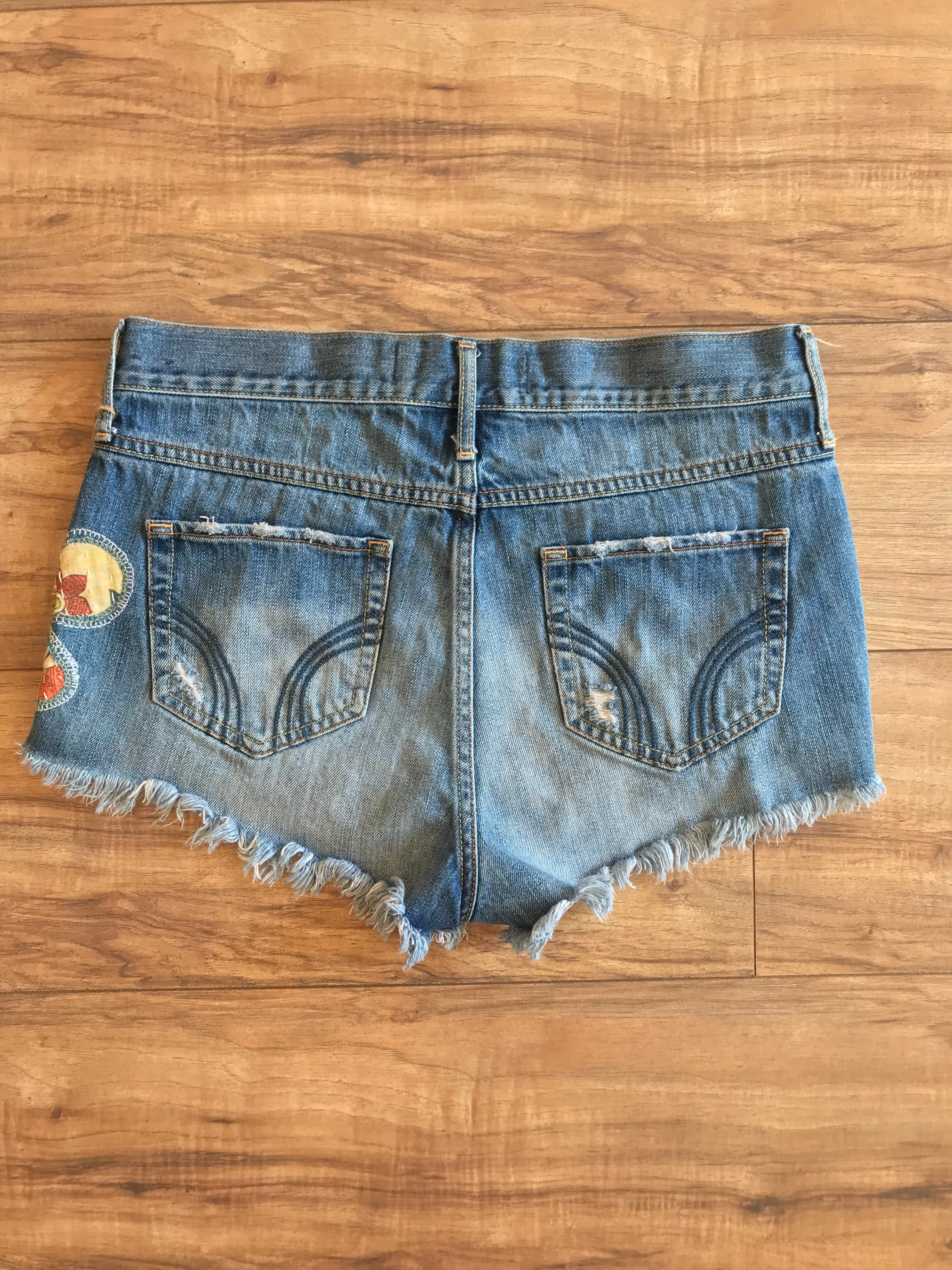 Reworked Hollister Shorts