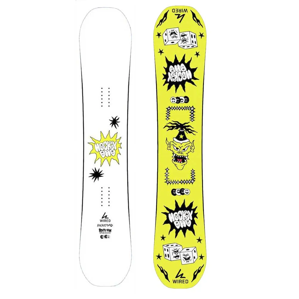 Rhythm x Hockey Dad x Wired Snowboard
