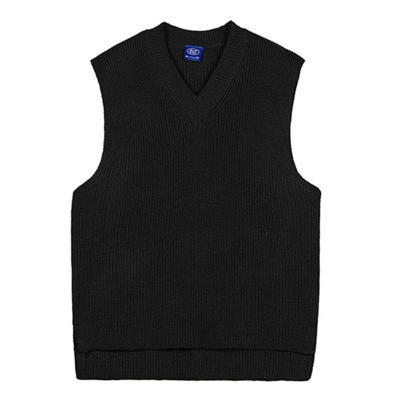 Rib Knit V-Neck Sweater Vest