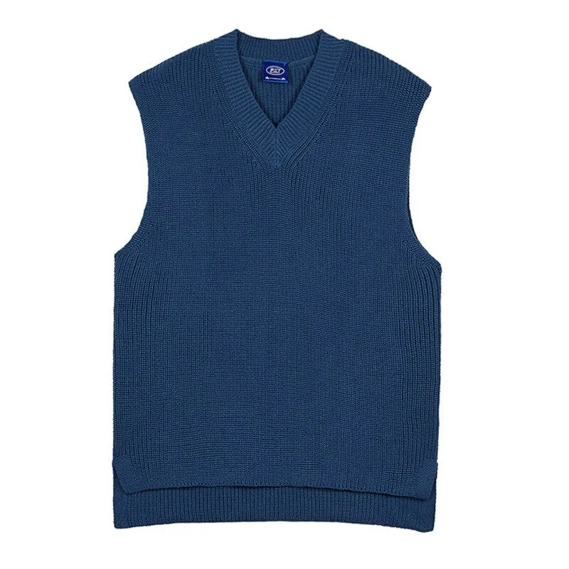 Rib Knit V-Neck Sweater Vest