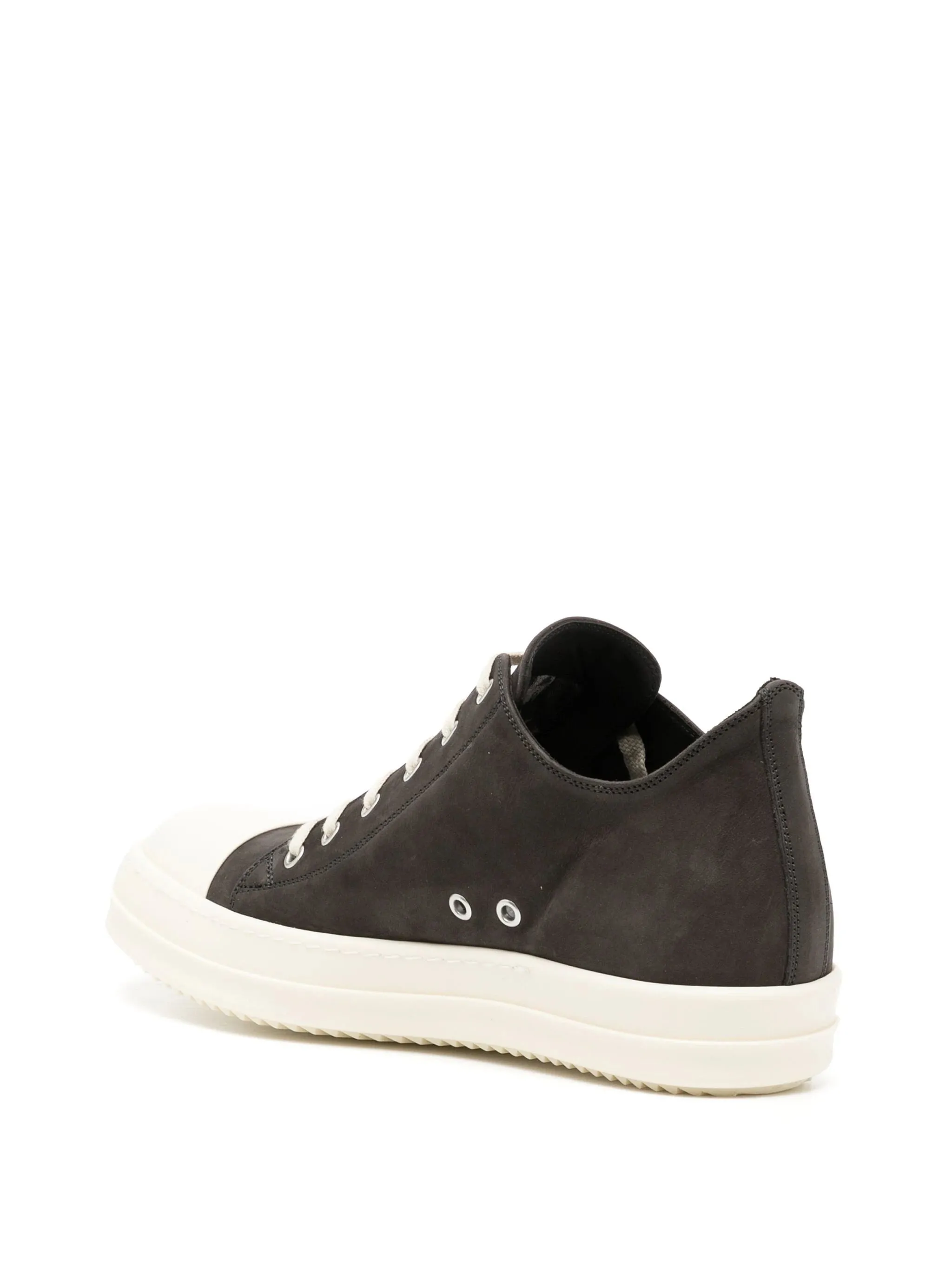 RICK OWENS - Men Leather Low Sneakers