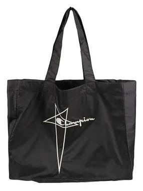 Rick Owens X Champions    Rick Owens X Champions Logo Tote Bag