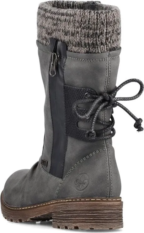 Rieker Anthracite Mid Boot
