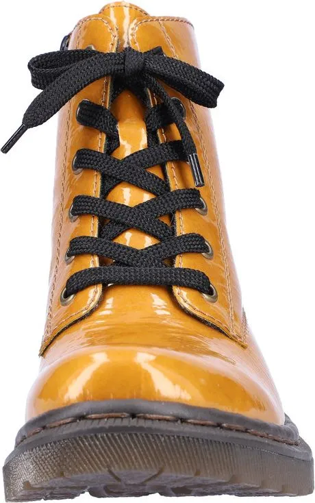 Rieker Yellow Lace Up Boot