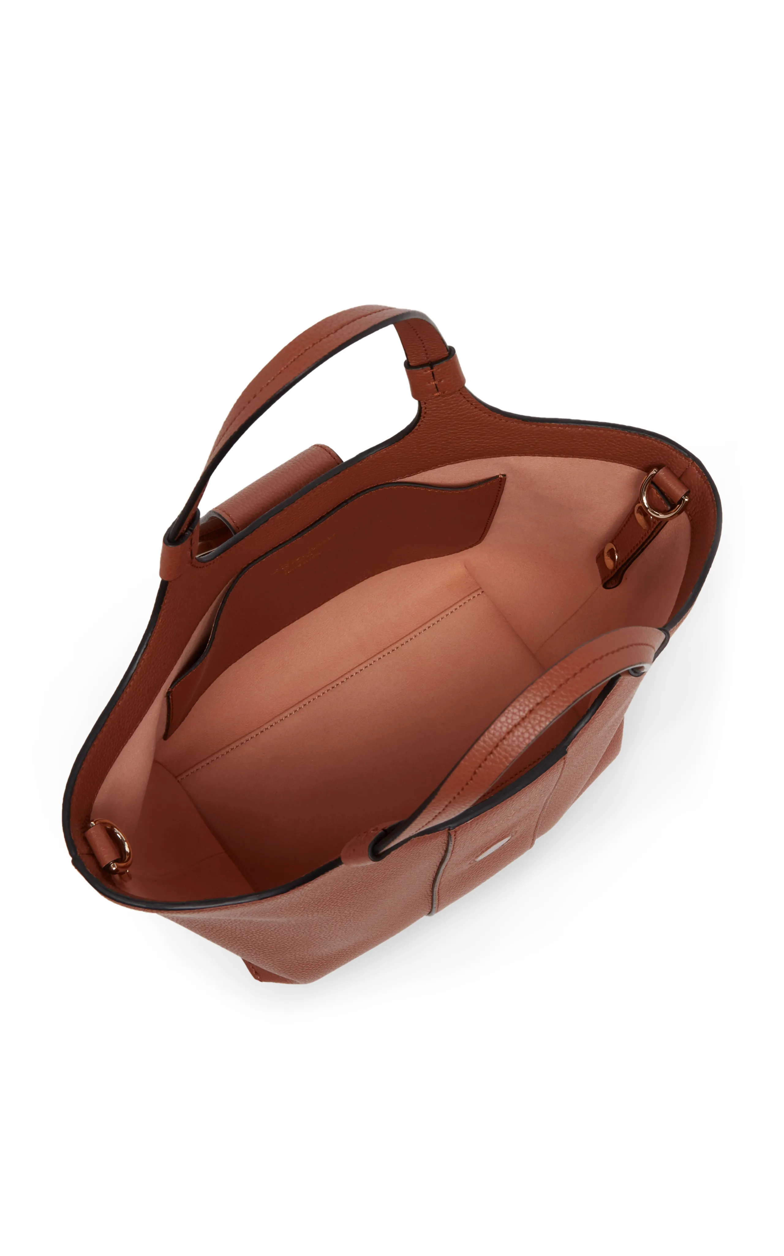 Roger Vivier Grand Viv' Choc Leather Tote Bag